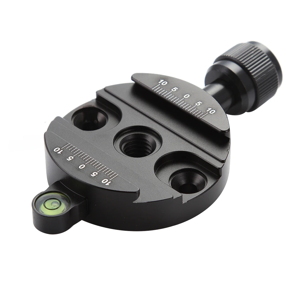 QR Clamp Quick Release Plate Gradienter for 55 mm Ball Head Arca Swiss