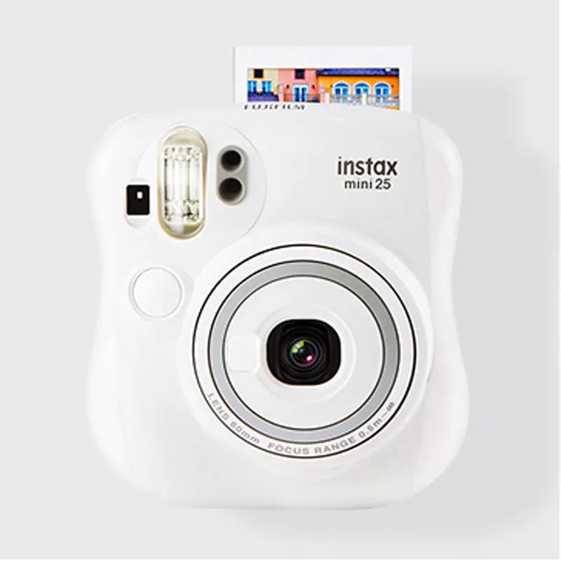 Fuji пленка Instax Mini 25 Камера fuji film Камера Мини 25 камеры с мгновенной фотографией Камера - Цвет: white