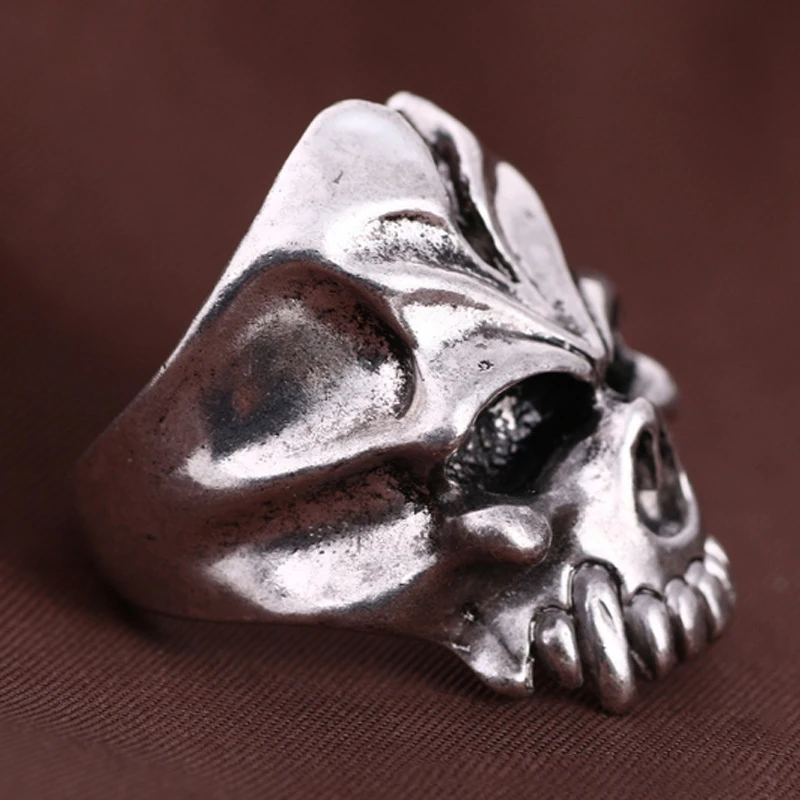 

Punk Vintage Trend Man's Ring Gothic Men's Skull Flower Biker Zinc alloy Ring Man fashion rings Free shipping sa968