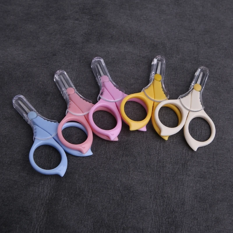 

Convenient Baby Stainless Steel Safety Nail Clippers Scissors Cutter Color Random delivery Scissors