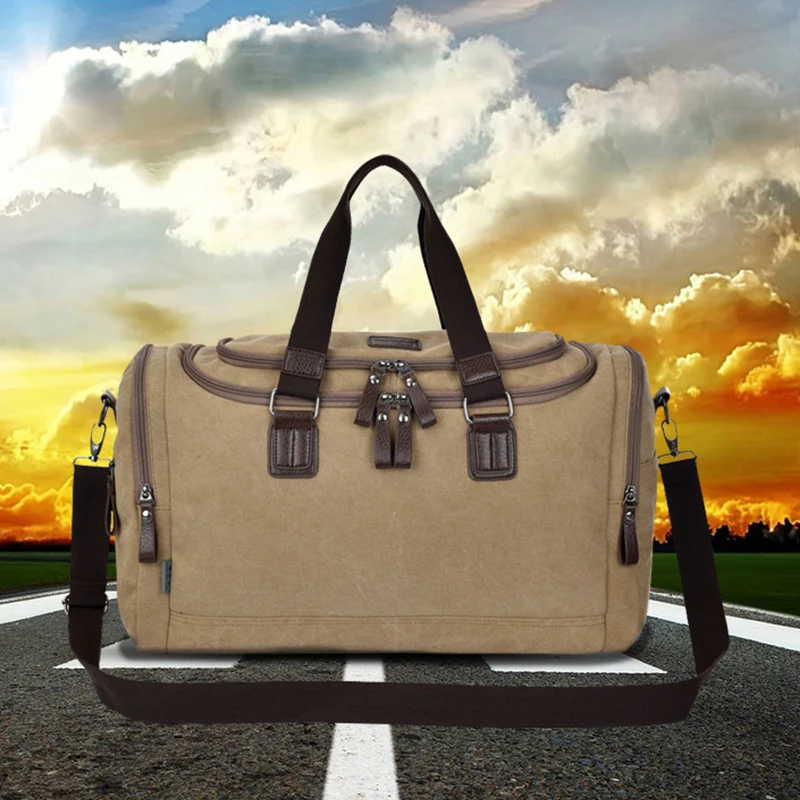Aosbos холщовая спортивная сумка для мужчин и женщин, спортивная сумка на плечо для тренировок, фитнеса, сумка для путешествий на открытом воздухе, прочная многофункциональная спортивная сумка