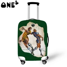 2016 ONE2 Design apply to 22,24,26 inch brand printing suitcase waterproof luggage cover padded neoprene