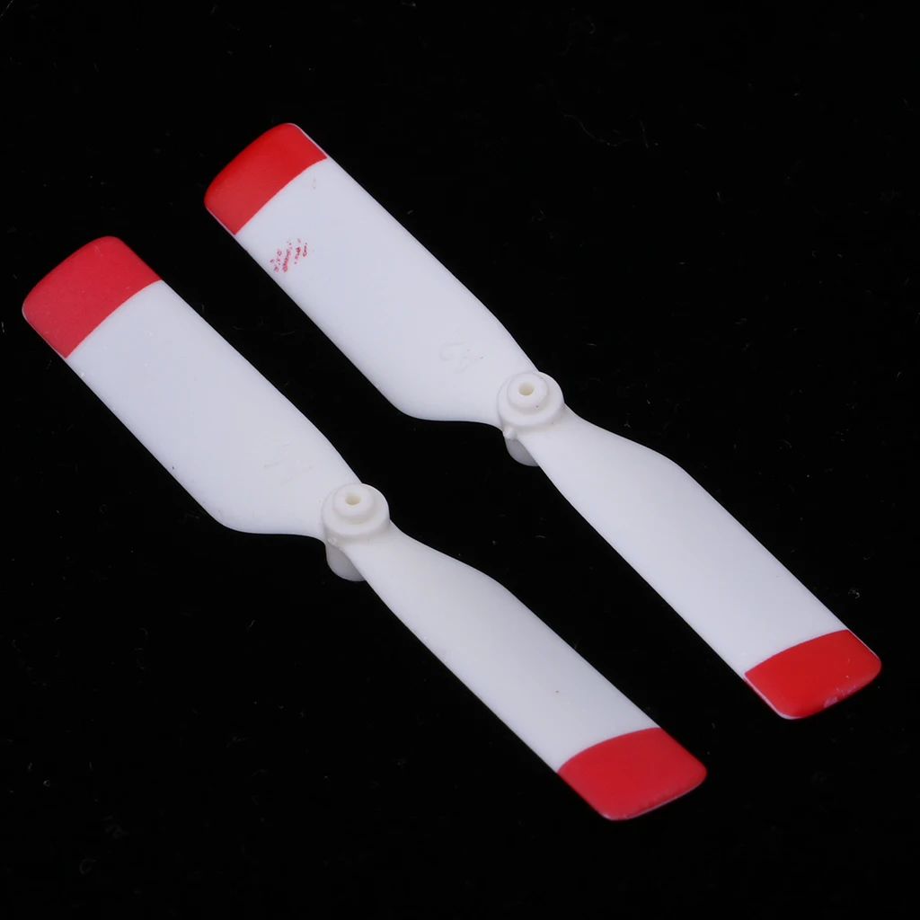 2Pcs Plastic Tail Rotor Blade Replacement Propeller for WLtoys XK K123 RC Helicopter Spare Parts