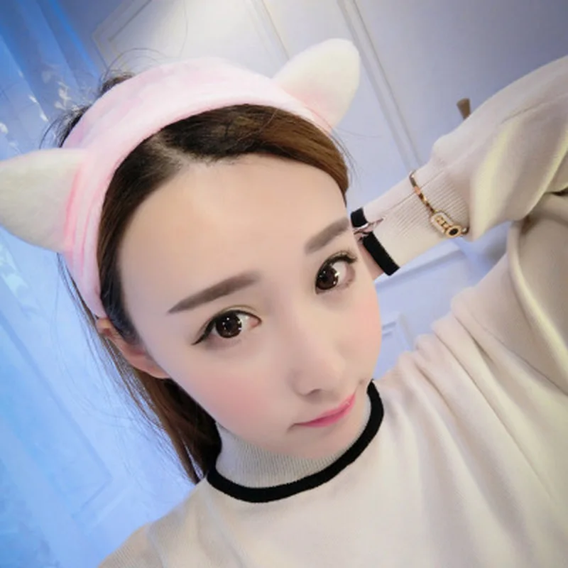 

Ears Tools Daily Hair Headbands Party Makeup Hairband Accessories Gift Vacation Headdress Cute Cat Life Women Cotton Home&Living