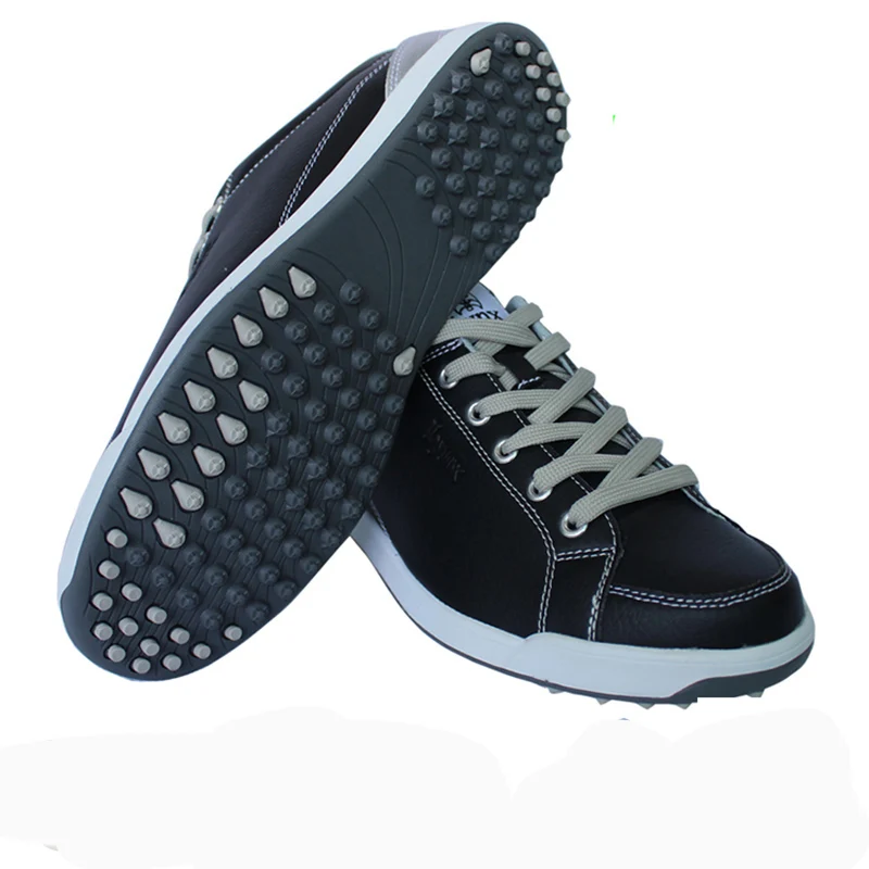 

2018 Sale Real Pgm Man Golf Shoes Men Original Golf Shoes Male Waterproof Anti-slip Shock Absorption Sports Mirofiber Athletic