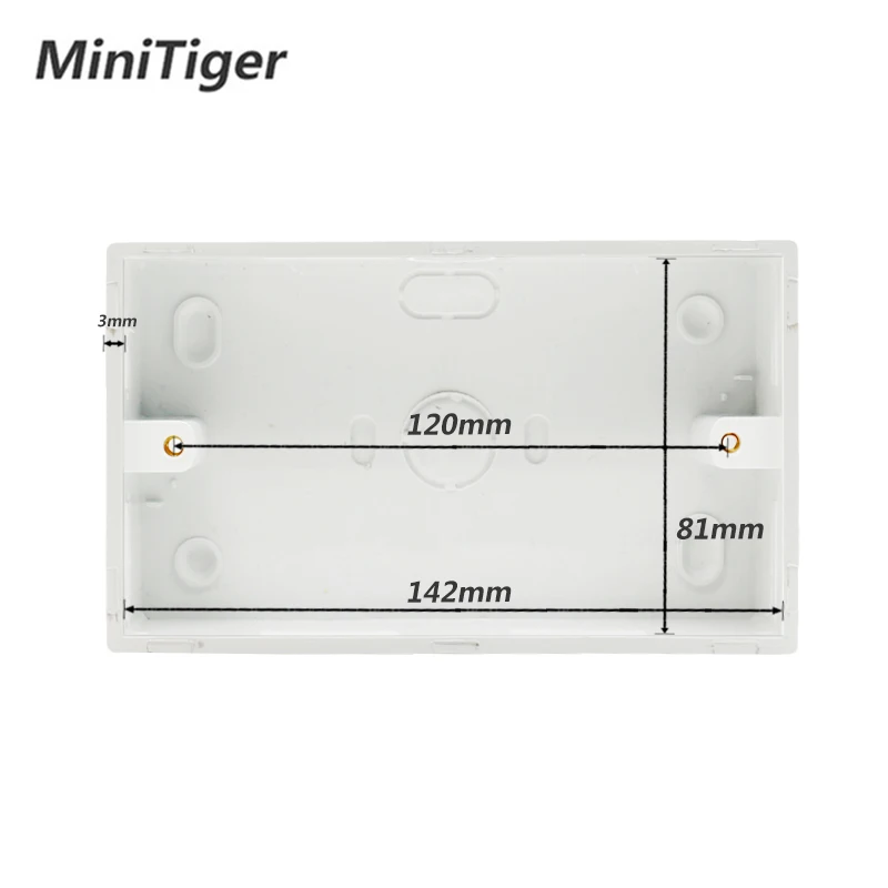 Minitiger-External-Mounting-Box-146mm-86mm-32mm-for-146-86mm-Standard-Touch-Switch-and-Socket-For