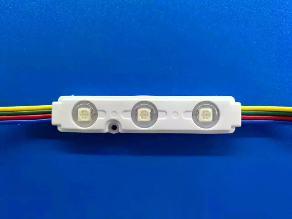 Водонепроницаемый светодиодный модуль 5050 RGB SMD 12 в пост. Тока 0 72 Вт высокая
