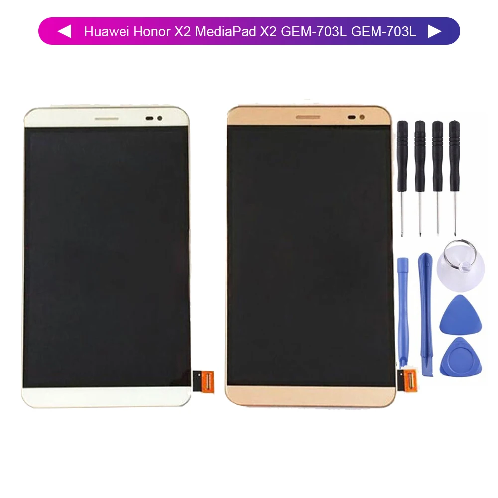 

7 Inch 1920x1200 LCD Display Touch Screen Assembly for Huawei Honor X2 MediaPad X2 GEM-703L GEM-703LT with Free Tools