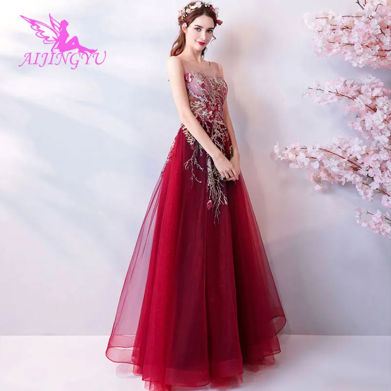 

AIJINGYU 2018 floor length free shipping new hot selling cheap ball gown lace up back formal bride dresses wedding dress TJ340