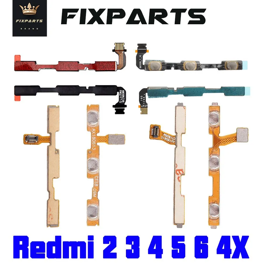 

ORIGINAL Redmi 3S Power Volume Button Flex Cable XIAOMI Redmi 3 4X 5 6 Note 2 Note 3 4X Redmi Note 4 5 5A Side Button Switch Key