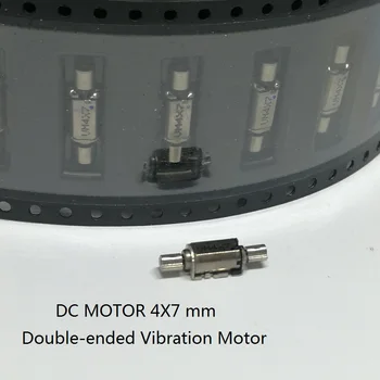 

10PCS/LOT DC motor 0406 1.5VDC 4X7 mm Double-ended Vibration Motor 4*7 mm for Mobile phone 0406