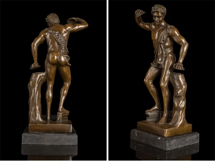 ATLIE Бронзовая статуя знаменитого греческого мифа, скульптура, медная Статуэтка для декора