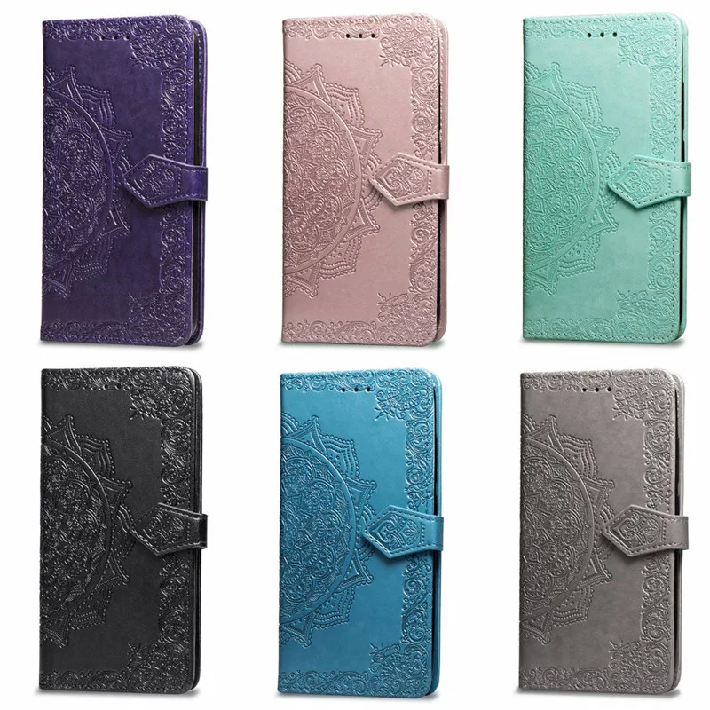 For Samsung S10 S9 S8 A6 Plus S7 A6 2018 Case Luxury Leather Phone Case For Samsung Galaxy S9 S10 Plus Flip Magnetic Wallet case samsung silicone cover