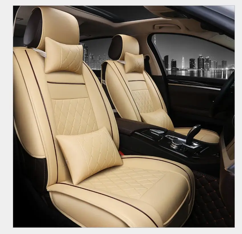 Automobiles Seat Covers Full Car Seat Cover Universal Fit Interior Accessories Protector Color Gray Car-Styling Automobiles Seat Covers Full Car Seat Cover Universal Fit Interior Accessories Protector Color Gray Car-Styling