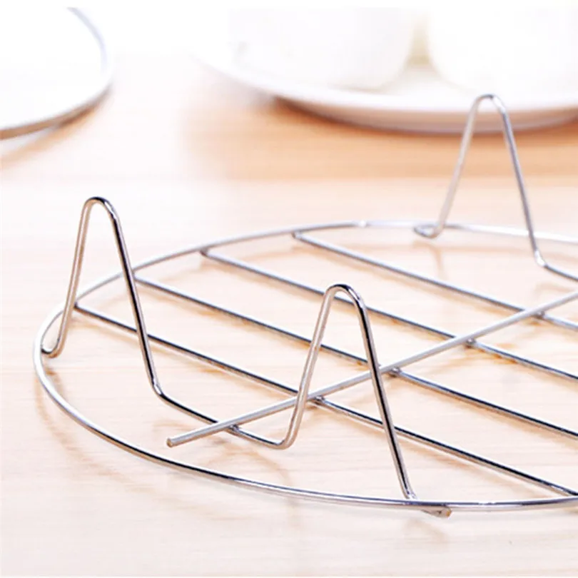 Cooling Rack 8 Inch Cooking Rack Round Stainless Steel Baking and Cooling Steaming Rack kitchen Baking Tools #3M01 (3)