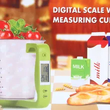 Большой емкости мерный стакан кухонные весы цифровой стакан электронный инструмент весы с ЖК-дисплеем температура мерный стакан