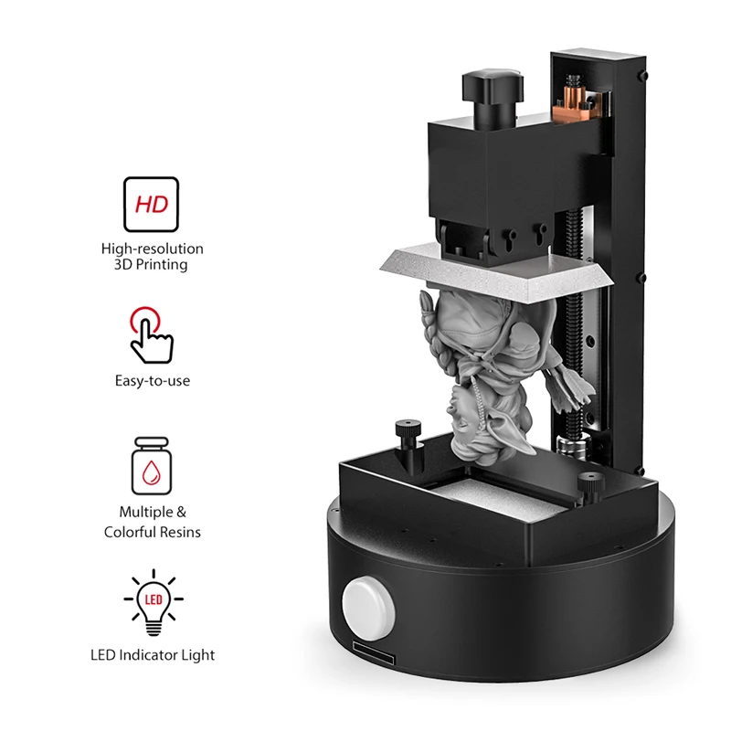 Sparkmaker ваш первый входной уровень sla 3d принтер самый экономичный офлайн печать