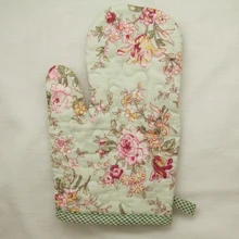 1 шт. cooksmart хлопок(внутри и снаружи) духовки/перчатки цветок Весна Картина Разноцветные светло-зеленый фон