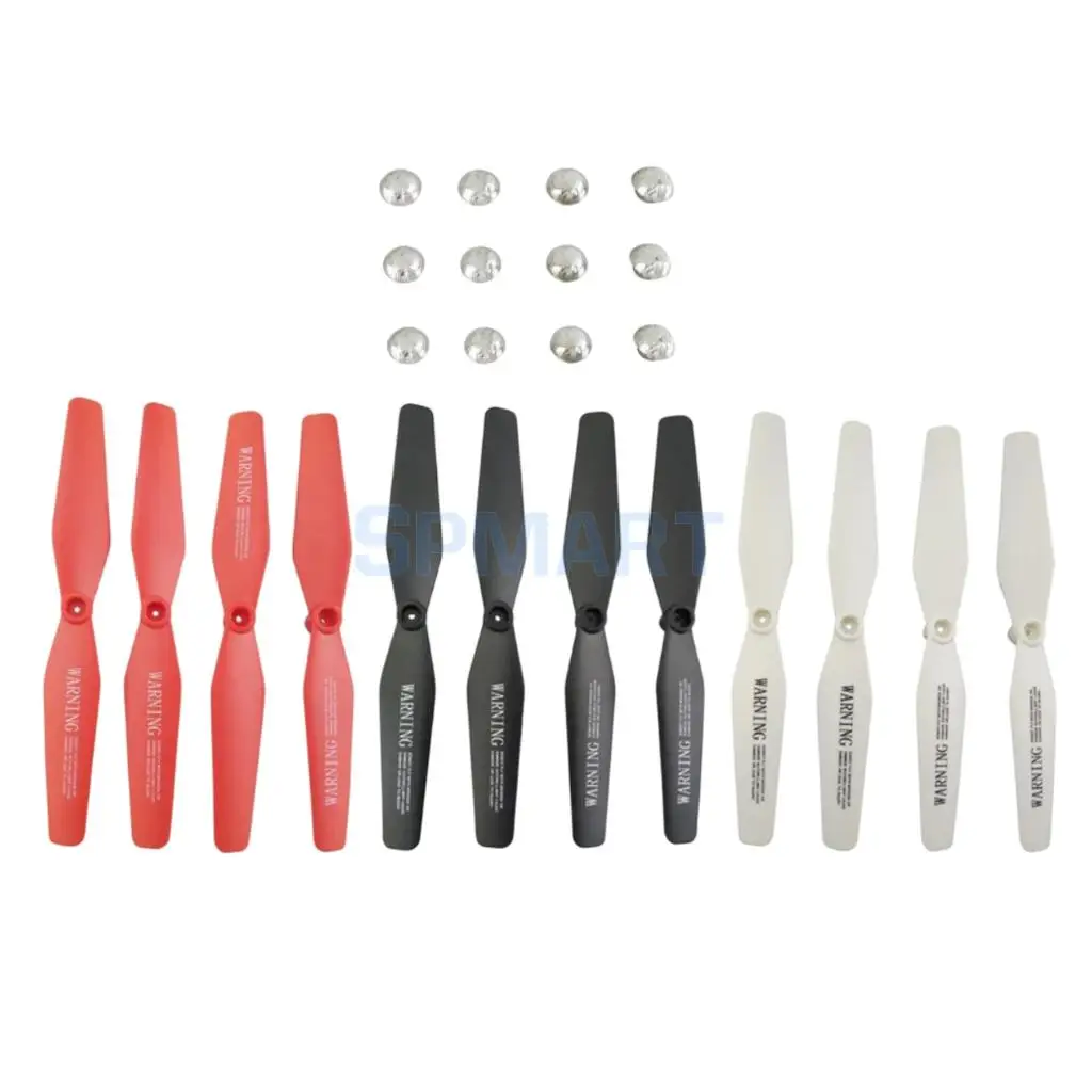 12Pcs Propellers Prop Blade CW CCW for VISUO XS809 XS809W XS809HW 8807 8807W RC Racing Drone Quadcopter Parts