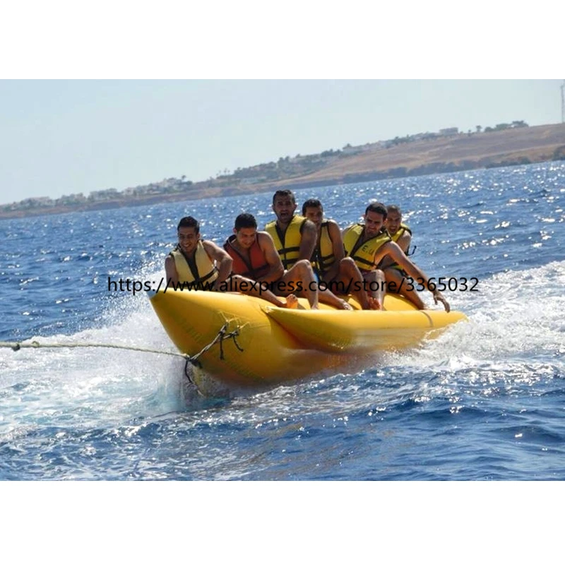 

PVC Tarpaulin Inflatable Banana Boat / Flying Tube Towable / Inflatable Water Games