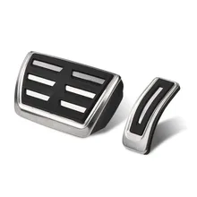 2 pz Acceleratore Freno Pedale Della Decorazione Delle Decalcomanie per Porsche Cayenne 2018 In acciaio inox accessori per interni Auto