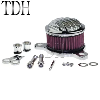 

Rough Crafts Motorcycle Chrome Air Cleaner Intake Filter Fits For Harley Sportster XL883 XL1200 1988-2016