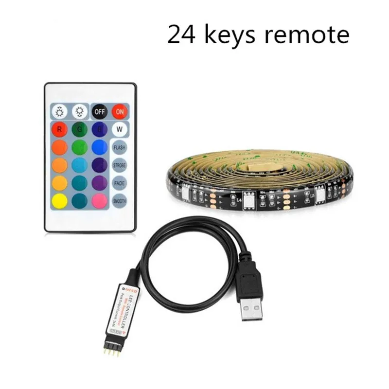 BOLEDENGYE-5V-USB-Port-Power-RGB-LED-Strip-light-5050-Waterproof-Flexible-LED-String-Tape-for (2)