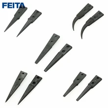 FEITA de 6 pares/lote ESD Alta qualidade Cabeça-mudou forAntistatic Pontas De Plástico Pinça Anti-Estática Pinças de Aço Inoxidável