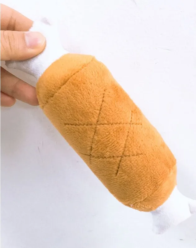 Горячие бархатные собачьи кошки куриные ножки плюшевые Tosy интерактивные звуковые игрушки для домашних животных товары для собак плюшевые - Цвет: Золотой