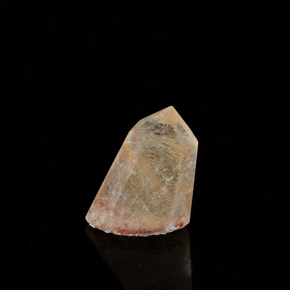 

Natural Hair Crystal Crystal Six Prism For Healing Single Tip Column Terminated Points Crystal For Home Decor Gift B8