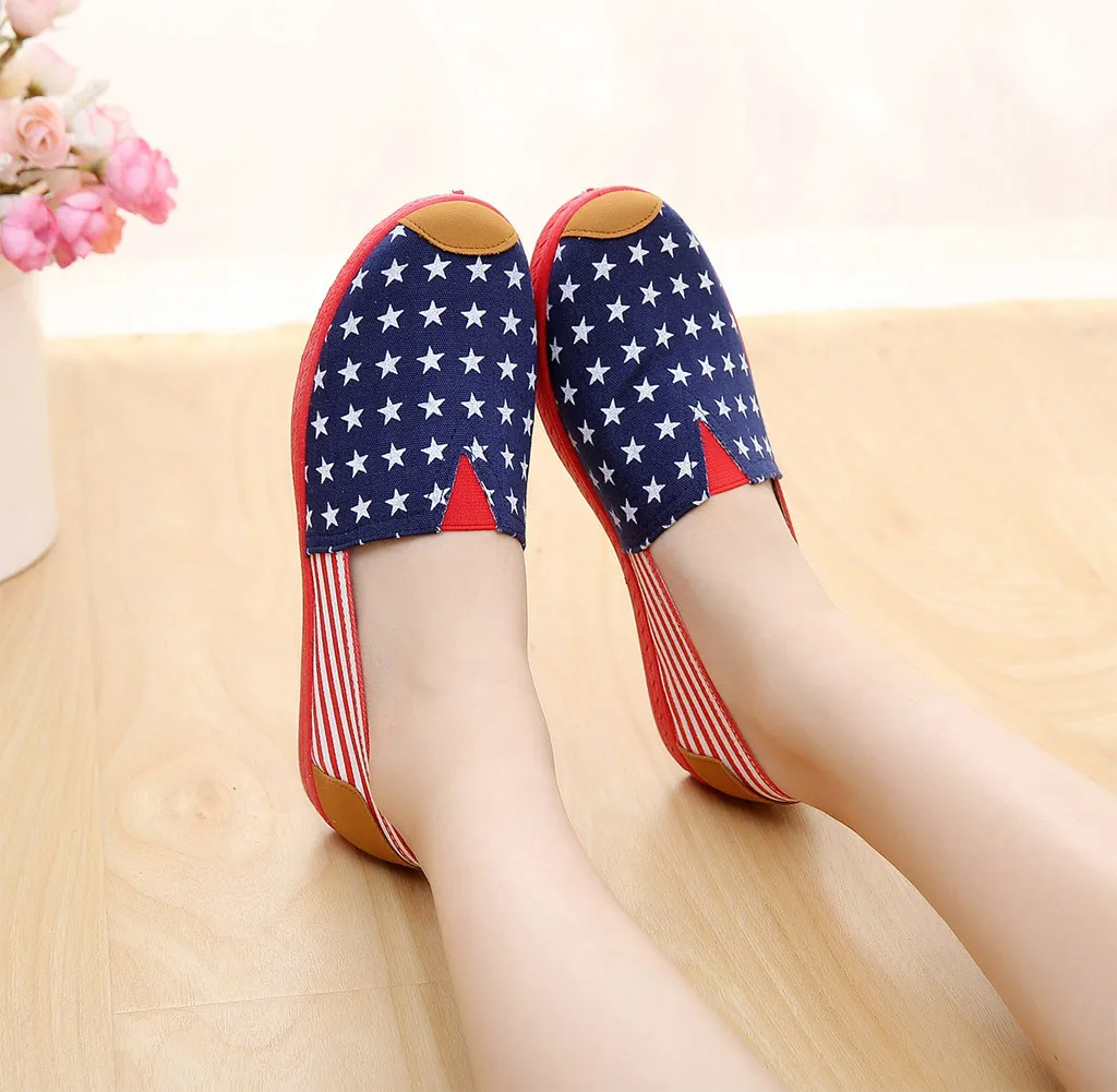 

2019 Women's fashion Flat shoes Lazy's espadrilles Women's canvas shoes girl loafers espadrilles Women Flats shoes #XTN