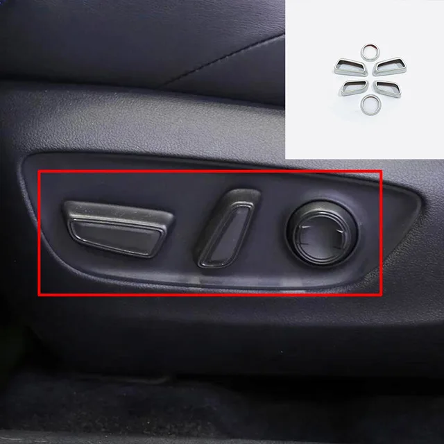 

ABS Matte for Toyota RAV4 2019 Car Seat adjustment Switch Cover trim Accessories Car styling 6pcs