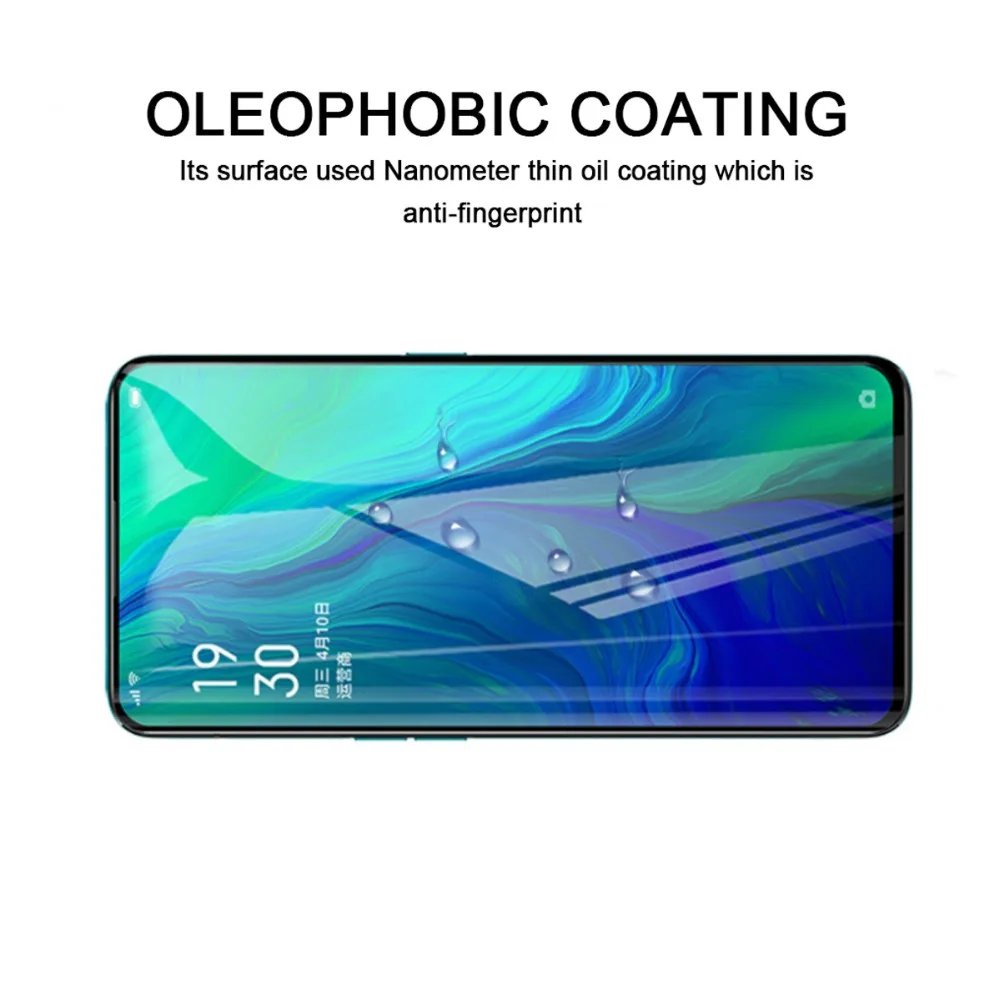 Полное покрытие закаленное стекло Защита экрана для OPPO Reno 9 H защита от царапин