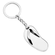 Quevinal индивидуальный Свадебный важны шлепанцы ключей в форме кольца пользовательские Персонализированные Гравированные Флип брелок пляж свадьбы пользу