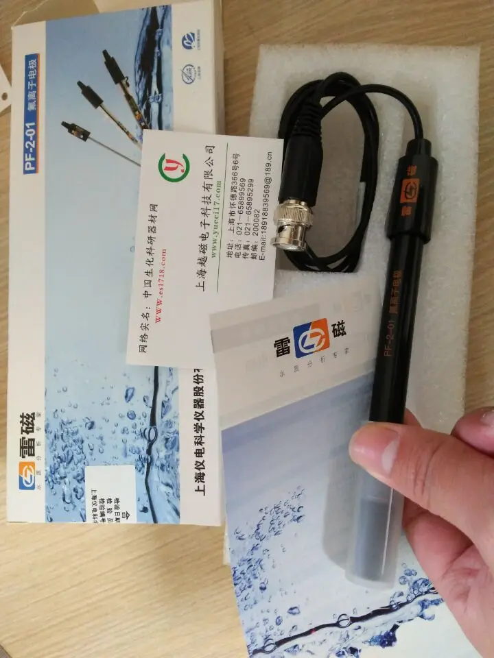 Rex PF-2-01 fluoride ion electrode plastic Leici original billing | Инструменты