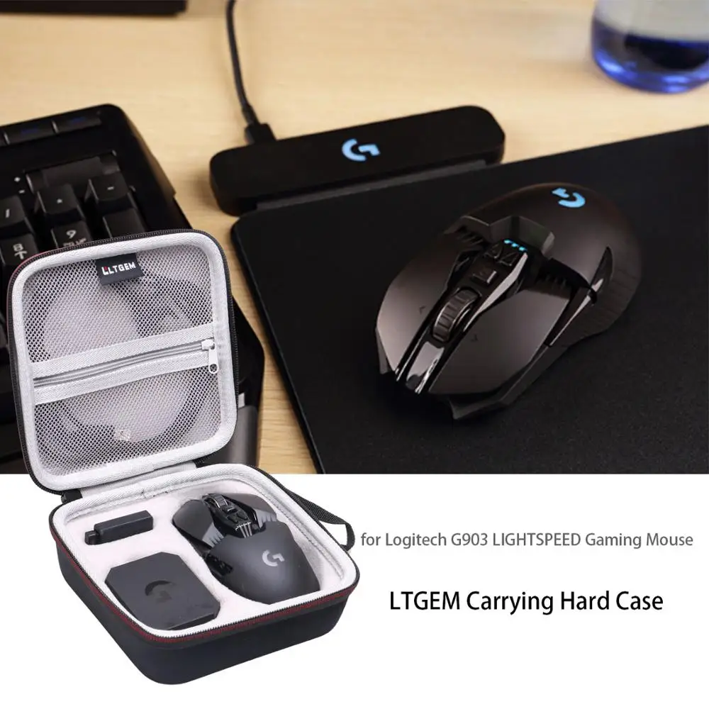 Жесткий чехол LTGEM EVA для игровой мыши Logitech G903/G900 Lightspeed|Аксессуары мышей и