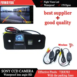 Fuwayda Wirelss Sony CCD заднего вида Камера Обратный Парковка Камера ночного видения для Hyundai Santa Fe/Azera/Santafe
