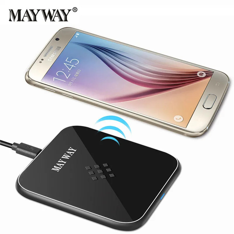 

QI wireless charger Samsung Galaxy S8 plus S6 S7 Note 8 mobile phone charger fast charger for iPhone X /8 general USB