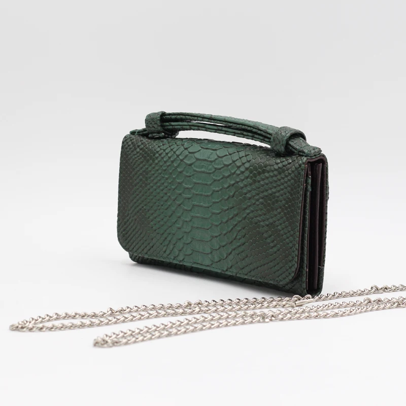 HIGHREAL Women Bags Genuine Leather Handbags Luxury Shoulder Bags For Women Designer Animal Crocodile Pattern Phone Clutch