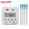 Minuterie numérique numérique, 5V 12V 24V 110V 220V, minuterie numérique, 7 jours, Programmable, relais horaire, programmateur, batterie Rechargeable intégrée, CN101A ► Photo 1/6