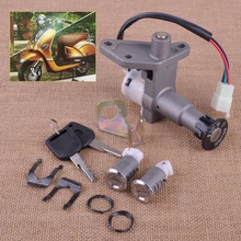 CITALL Moped Scooter Ignition Key Switch Lock Toolbox Cushion Lock for 50cc 150cc 250cc Scooters Moped