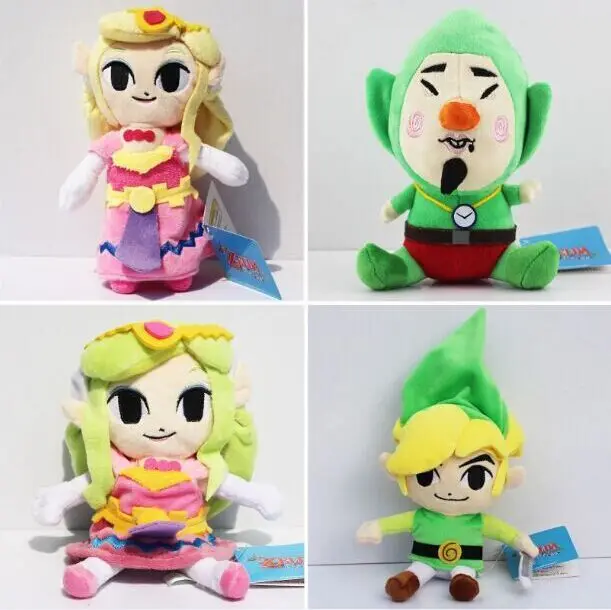 

18-20cm The Legend of Zelda Princess Wind Walker Plush Toys Stuffed Dolls Soft Toys With Tag High quality