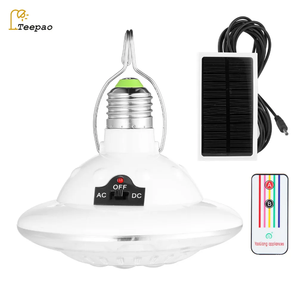 

Remote control Solar Powered Portable Led Bulb Lamp Solar Energy lamp led lighting solar panel light Energy Solar Camping Light