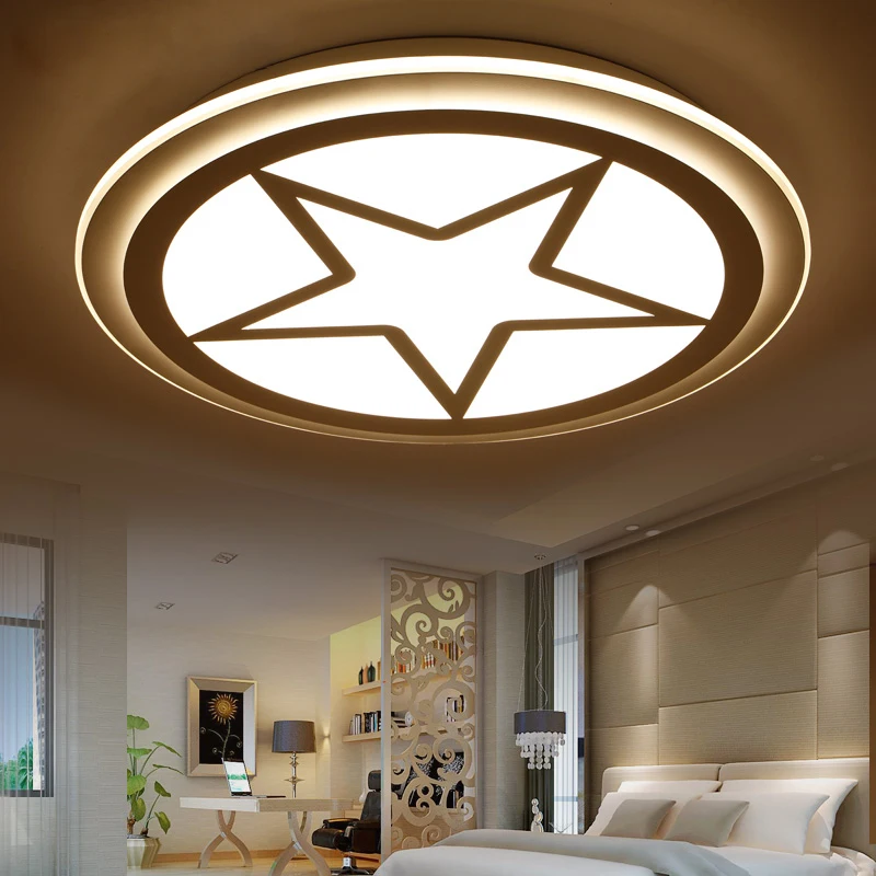 

simple modern Children's room led ceiling light little boy girl eye bedroom living room lamp