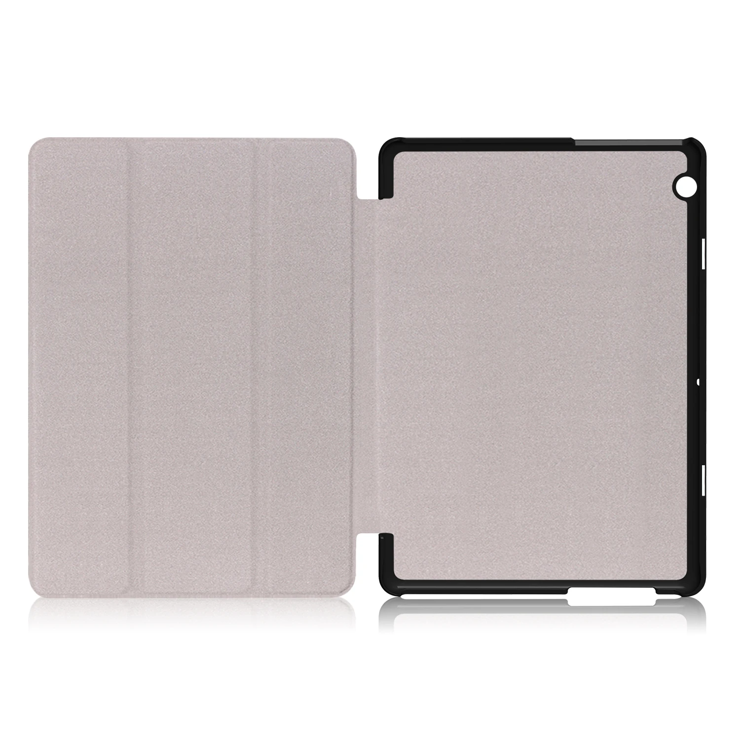 Для Huawei [T3 10.0] случае ультра тонкий жесткий чехол+ искусственная кожа Smart Cover подставка для 9." Планшеты MediaPad T3 10.0