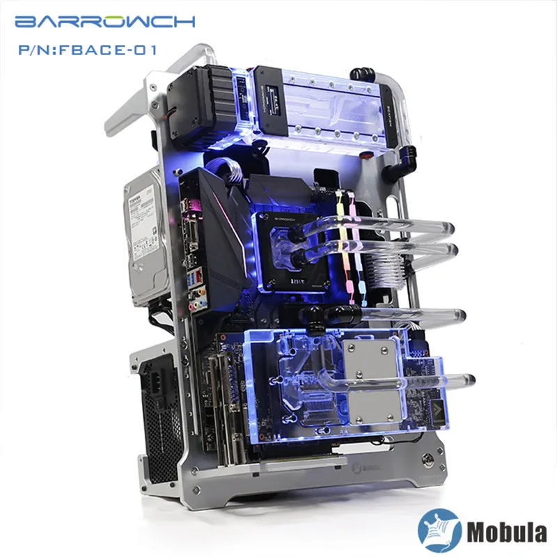 Barrowch Mobula простая интегрированная модульная панель чехол, охлаждающий узел воды петля Чехол DIY FBACE-02