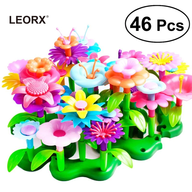 46pcs Bouquet Floral Arrangement Creative Garden Educational