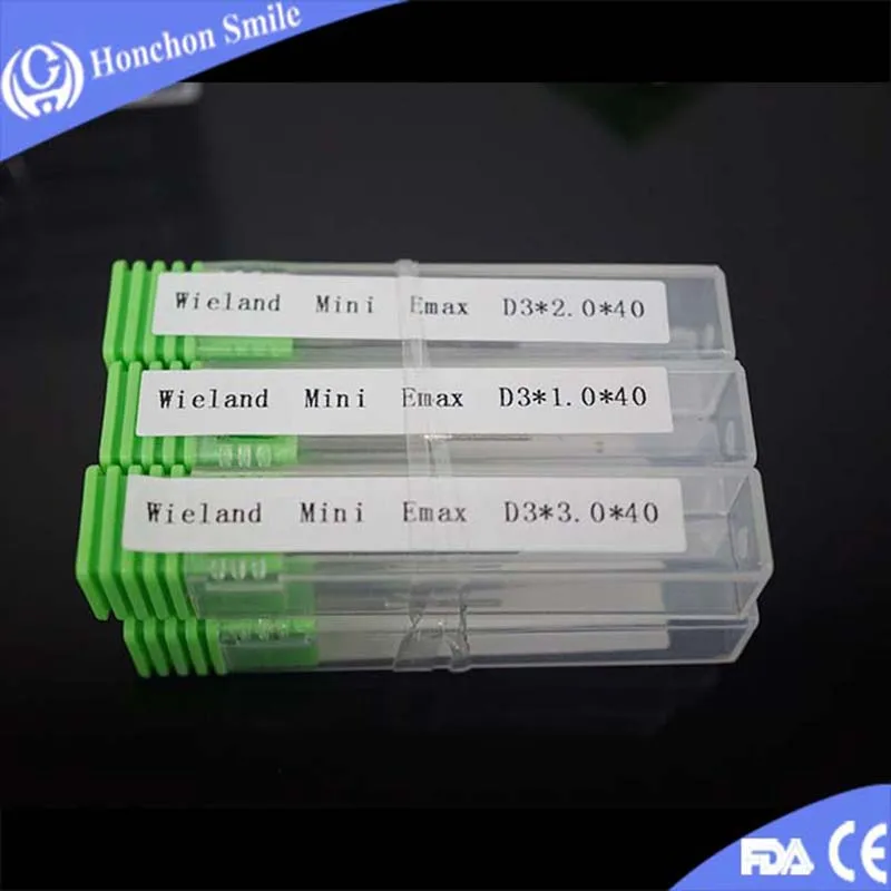 5 шт. Wieland Mini Emax фрезерные боры для CADCAM Стоматологическая лаборатория|Отбеливание