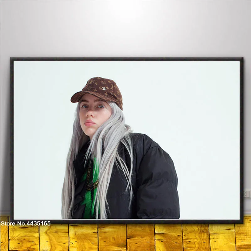 Billie Eilish Poster Singer Star Posters and Prints Wall Art Picture Canvas Painting Decoration for Living Room Home Decor