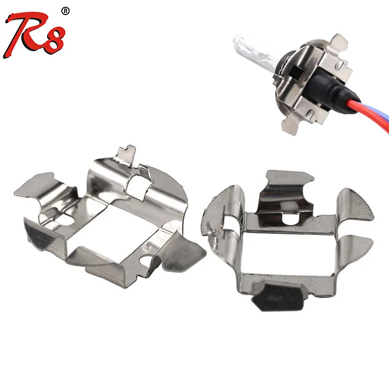2pcs Car Auto H7 HID Xenon Light Bulb Base Holder Adapter Retainer for Audi A6